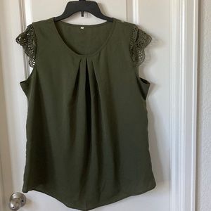 SHEIN PLEATED BLOUSE